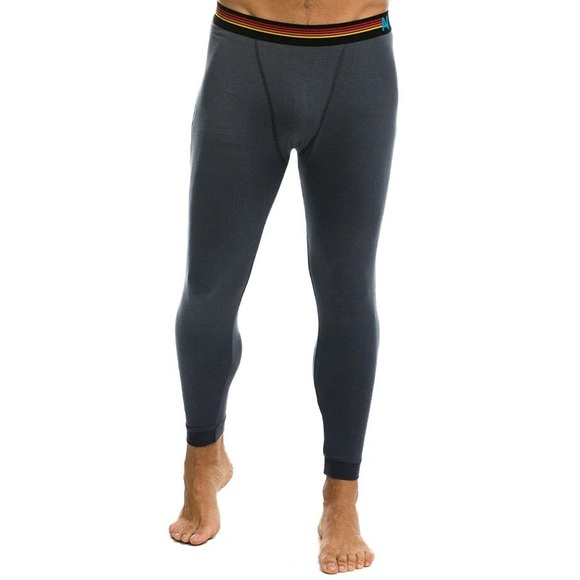Aviator Nation THERMAL BASE LAYER Bottoms - charcoal